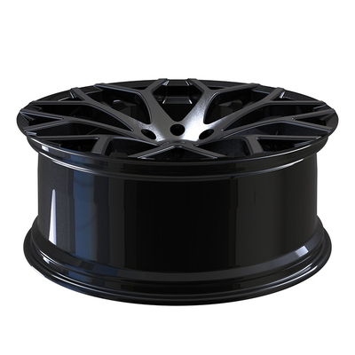 6-130 20x10 輝く黒 ブラシ面 1PC トヨタ グランエース H300 向け オーダーメイド 鍛造 輪