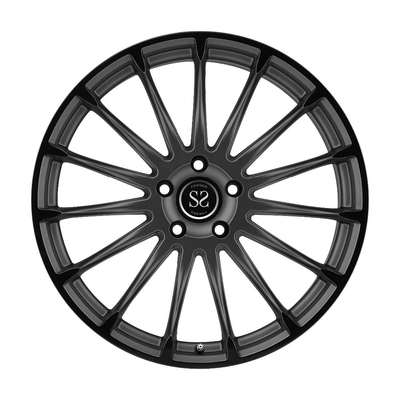 17インチの販売の凹面の縁のための無光沢の黒い汚れの合金の車輪の縁は18インチ車のスポーツ縁を動かします