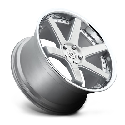 2部分によって造られる車のホイールの製造者はすべてのタイプのアフター・マーケットの車輪の縁5x112 6061-T6のアルミ合金を製造する