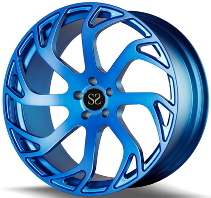 フォード5x108のための6061-T6アルミ合金から成っている注文の青い20の造られた車輪