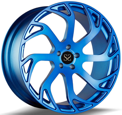 フォード5x108のための6061-T6アルミ合金から成っている注文の青い20の造られた車輪