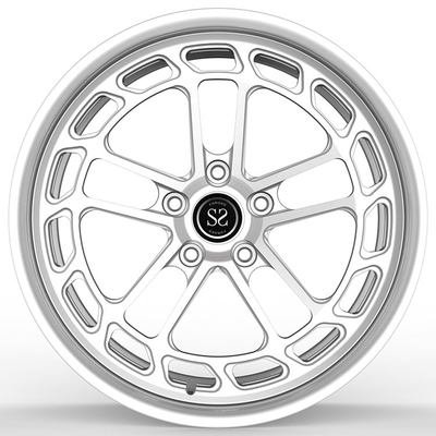 Audi RS6 21の22 23 24のインチ2のPCのポーランドの造られた車輪は6061-T6アルミ合金から成っている5x112に縁を付ける