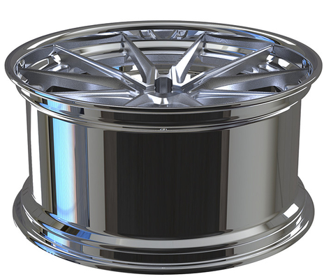 20X10.5 22x12のAudi RS5のためのポーランドの二つの部分から成った造られた車輪のアルミ合金