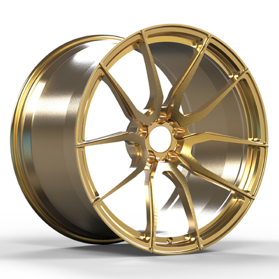 ランドローバーのためのシャンペンの金によってカスタマイズされるワンピースによって造られる車輪