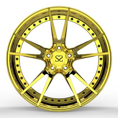 造られたA6061 T6の合金の車輪は17インチ20&quot; 22&quot;に凹面縁を付ける