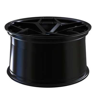 注文5x120 5x114.3の20インチはテスラ・モデルSの光沢の黒のための車輪を造った