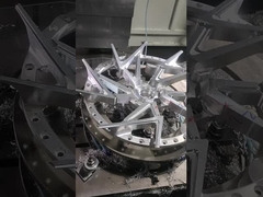 ポルシェの無光沢の黒いカスタマイズされた設計A6061贅沢な車のための1部分の車輪