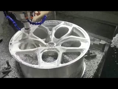 BMWメルセデス ポルシェの車のホイールのための造られた部分のMonoblock 1 1 18X10.5のサテンの黒い縁