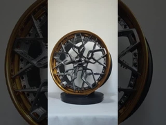 磨いたバレル 2 パーツ 鍛えられたホイール ブラッシュディスク 21 22 23 インチ アルミ合金