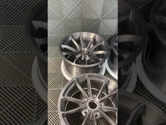 ブラシ付き灰色の1-PC鍛造リム