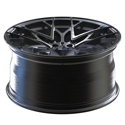 黒は1部分に造った5x114.3 5x120 5x112 MonoblockがVWトヨタのために縁を付ける車輪をブラシをかけた