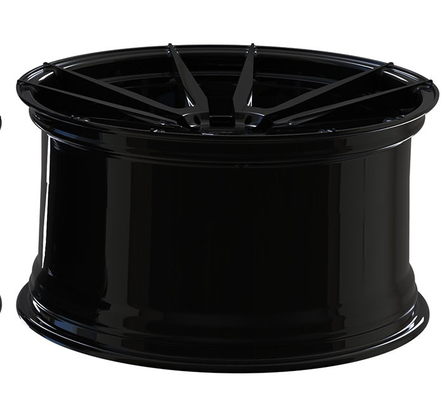 二重5スポークのサテンのAuid RS3への黒い造られた車輪20X10.5 5X112 PCD適合