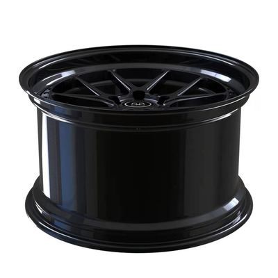 無光沢の黒は2部分車輪を造った19inchディスクがトヨタ・スープラの縁のための黒い唇に光沢をつける