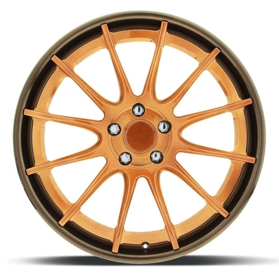 銅の光沢のゆとりの光沢の青銅の唇は22インチ車BMW x6 F-16のための車輪に縁を付けます