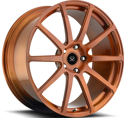 サテンの青銅色の22の23の24インチ1 -部分はシボレー・カマロ5x120.65のための車輪を造った