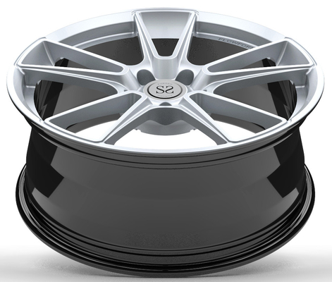 アルファ・ロメオのための19インチのhreの設計縁はアルミ合金の凹面の深い皿の車輪を造った