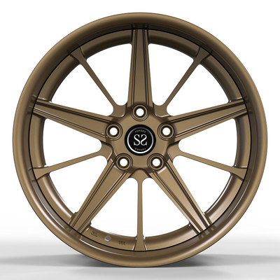 アルミ合金車は2部分のラングラーが青銅色の縁を磨いた販売の習慣のための車輪を造った
