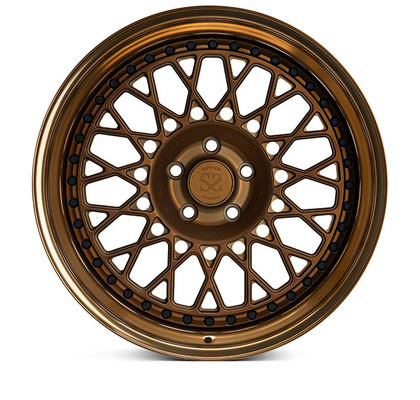 Vossen様式は3部分20inchが贅沢な車の縁のための青銅を磨いた車輪を造った