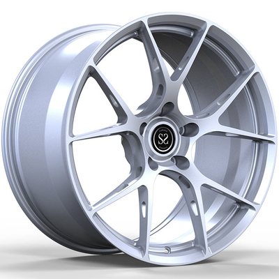 19x10 5x114.3の1部分はレクサス・ISのための車輪45ETの5スポークのマットの銀合金の縁を造った