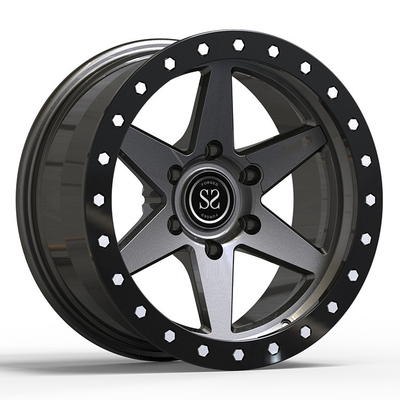 21cm Monoblockは1部分車輪の砲金のビード ロックのスポーツ・カーの合金の縁を造った