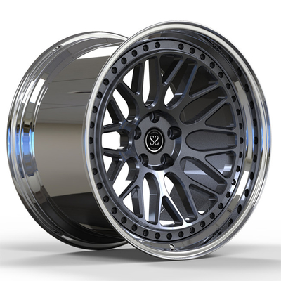 ぐらつかせた20inch 20X9.5 20X10.5は日産のGTR歩んだ唇のための2部分の車輪を造った