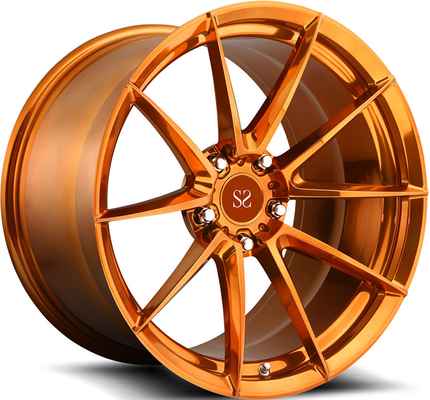 磨かれた金は1部分車の合金Tesla Mody Y 19x8.5 19x11のためのサテンに縁を付ける