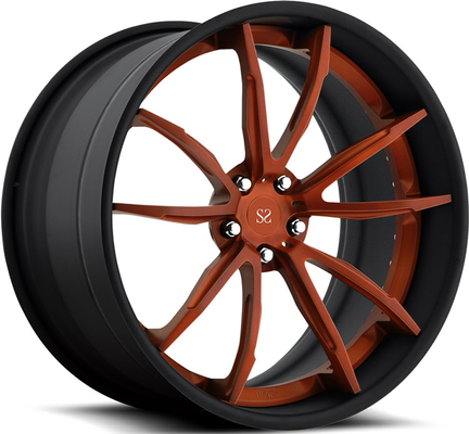 ブラシをかけられた青銅色19inch凹面の2部分は570s 20inchがぐらつかせたMclarenのための縁を造った