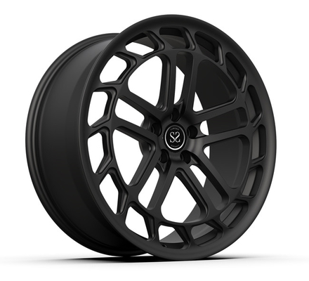 Monoblockは車の縁を動かすAudi A8 5x112の無光沢の黒のための21inch 21x9を造った