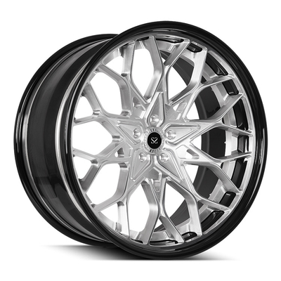 注文3Pieceはアルミ合金の車輪#アルファロメオ・ジュリア952を19インチの光沢の唇によってブラシをかけられたディスク造った