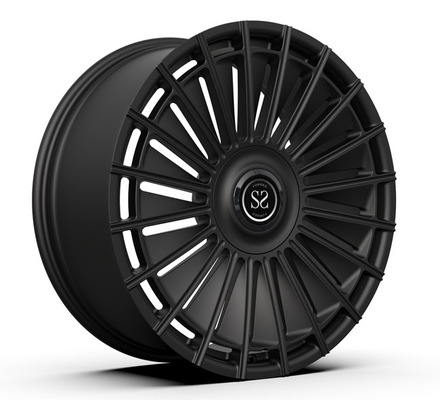 造られる22inch 22x9.5 Monoblockはサテンの黒の浮遊帽子のランド ローバーの範囲の車輪に縁を付ける