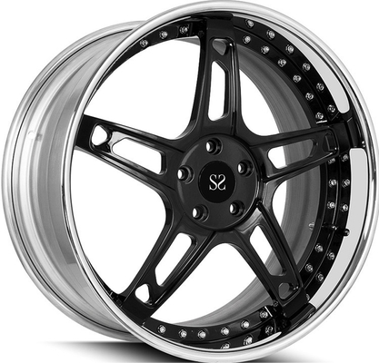 Audi S5 2PCの注文の造られた合金は20x11 -15ET 5x112に縁を付ける