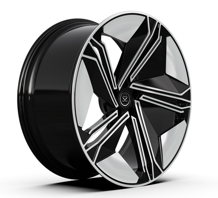 Monoblocokの深い凹面の造られた車輪の縁23x10.5の黒は表面Audi RS Q8を機械で造った