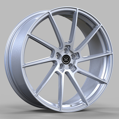 注文の銀製1PCはSUBARU WRX VBのためのアルミ合金の縁19x8.5 18x8.5を造った