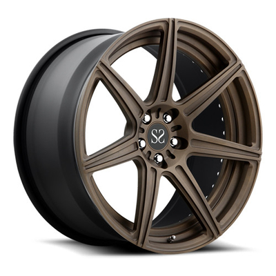 アルミ合金 2ピース 鍛造 青銅の車輪 オディ6 Rs7 Rims21 22インチ 5x112