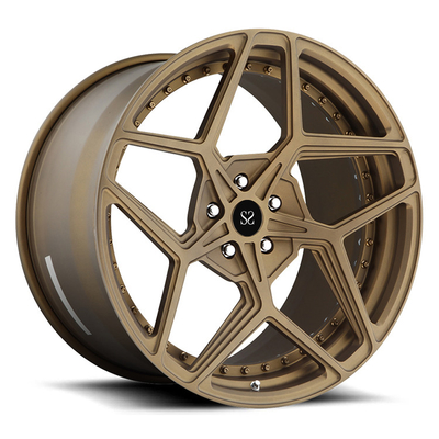 5x105 5x108 1-Pc 18 19 インチ 鍛造合金輪 ブロンズ ファッション BMW オーダーメイド リーム