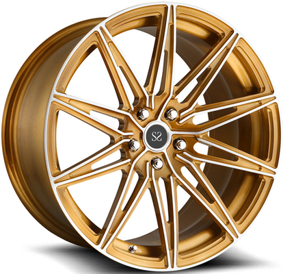 5x112 アウディ R8 1 パーツ 鍛造車輪 18 19 20 21 22 インチ 黄色 機械面