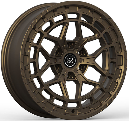 22x10 6x139.7 青銅 カスタム 1-PC カディラック エスカレードのための鍛造アルミ合金輪