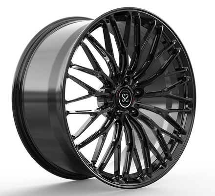 22x10.5 と 22x11 輝く黒 1PC 鍛造用 輪盤 BMW X5