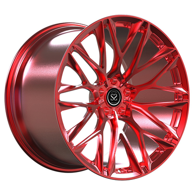 SLS AMG ブラックシリーズ 20x11 と 21x13 カスタム 1 パーツ 鍛造 フレーム キャンディー レッド