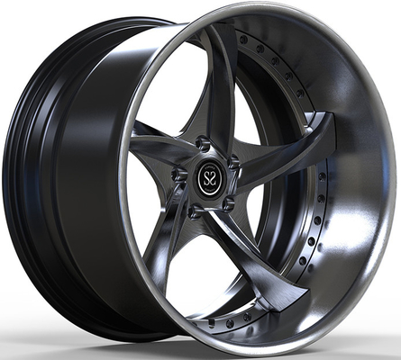 5x115 20x11.5 と 20x12 ドージ チャレンジャー用のカスタム2パーツ鍛造車輪
