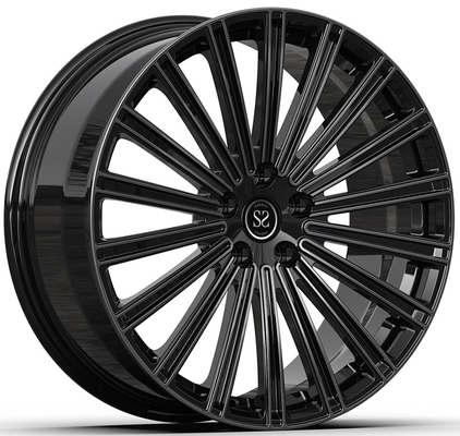 23×11.5 グランスブラック 機械用スピーク 2011年Gワゴン用の1PC鍛造車輪