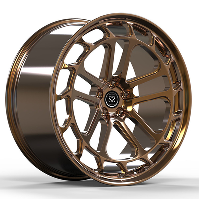 ボルトパターン 5x128 オーダーメイド ブロンズ 磨き 1 パーツ 鍛造車輪 20 と 21 インチ アストンマーティン DB11 AM5