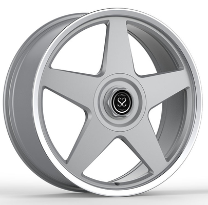 7.5Jx18 ET46 10Jx18 ET77 フェラーリ F355 GTS用の シルバーで磨いた刃