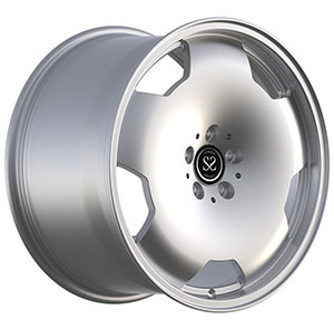 シルバー 19x9.0 と 19x11 1PC リーム ベンツ GTS