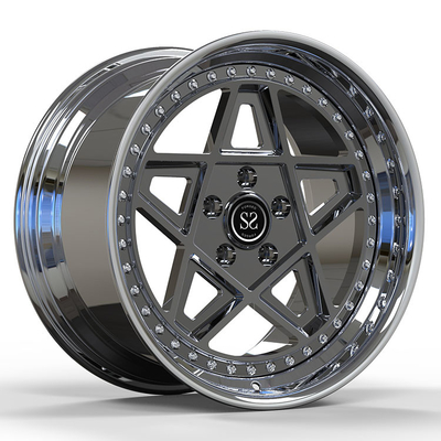 フォード GT 21x13 と 20x9.5 ビッグ リップ 2 パーツ 鍛造 輪