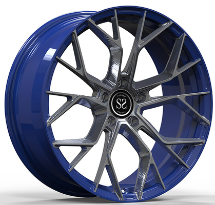 ChevyコルベットC5は19をぐらつかせ、20の複数のスポークの光沢の黒1-PCは合金の車輪5x120.65を造った