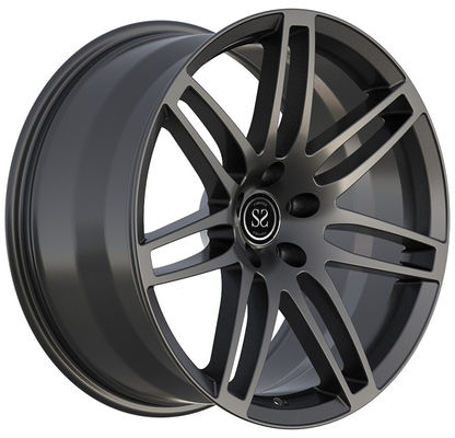 アウディ RS 6 2017 レプリカ スタイル 1 ピース鍛造ホイール ガンメタル 22x10.5 6061 T6 アルミニウム合金製