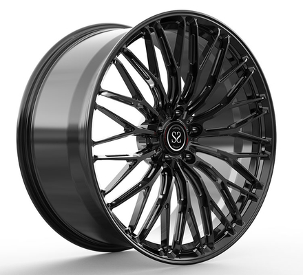 21x9.5 と 21x10.5 グランスブラック 1 パーツ 2019 BMW X5 の鍛造車