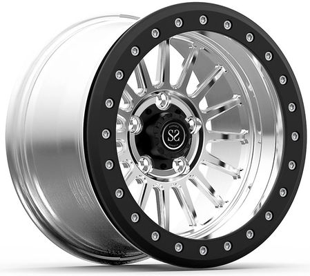 20x8.0 5x165.1 珠錠リム カスタム1PC造形リム ランドローバーL316