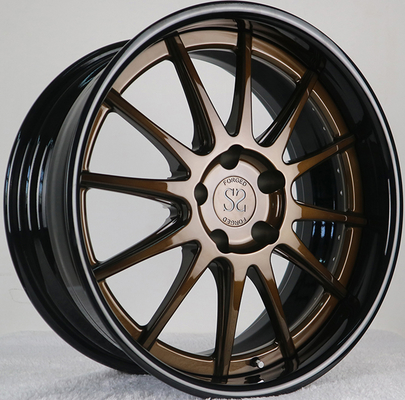 18x9.5ET36/19x11ET67/5x120.65 /70.3 コルベットC6用のカスタム鍛造2PCリム